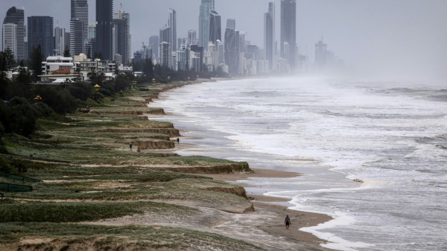 Hohe Wellen vor Australiens Ostküste
