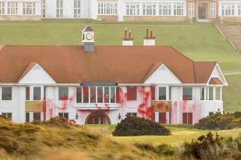Der Golfklub im schottischen Turnberry ist im Besitz von Donald Trump