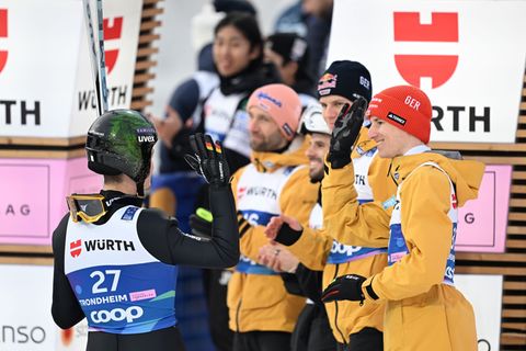 Das deutsche Team wartet bei der Nordischen Ski-WM im norwegischen Trondheim auf Philipp Raimund