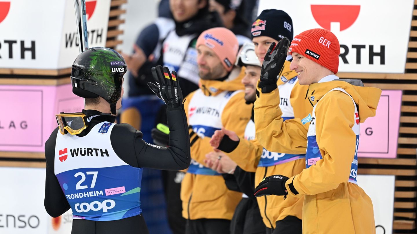 Das deutsche Team wartet bei der Nordischen Ski-WM im norwegischen Trondheim auf Philipp Raimund