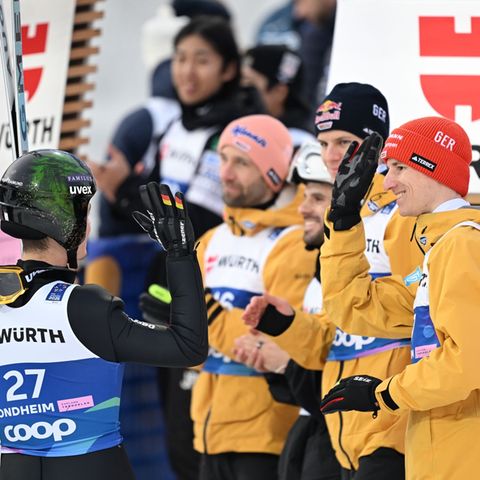 Das deutsche Team wartet bei der Nordischen Ski-WM im norwegischen Trondheim auf Philipp Raimund