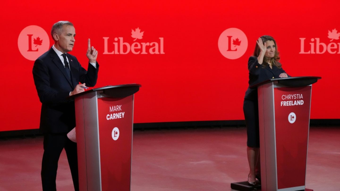 Chrystia Freeland und Mark Carney im Februar