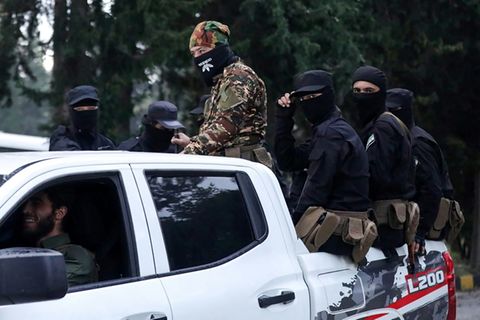 Einsatzkräfte der neuen Machthaber
