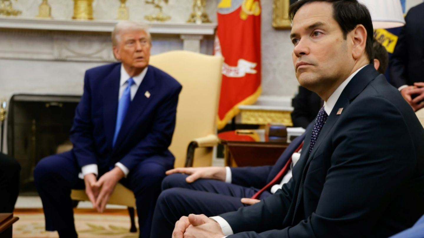 Marco Rubio bei Donald Trump
