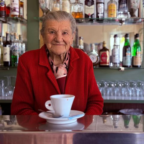 Italiens älteste Barista Anna Possi
