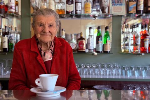 Italiens älteste Barista Anna Possi