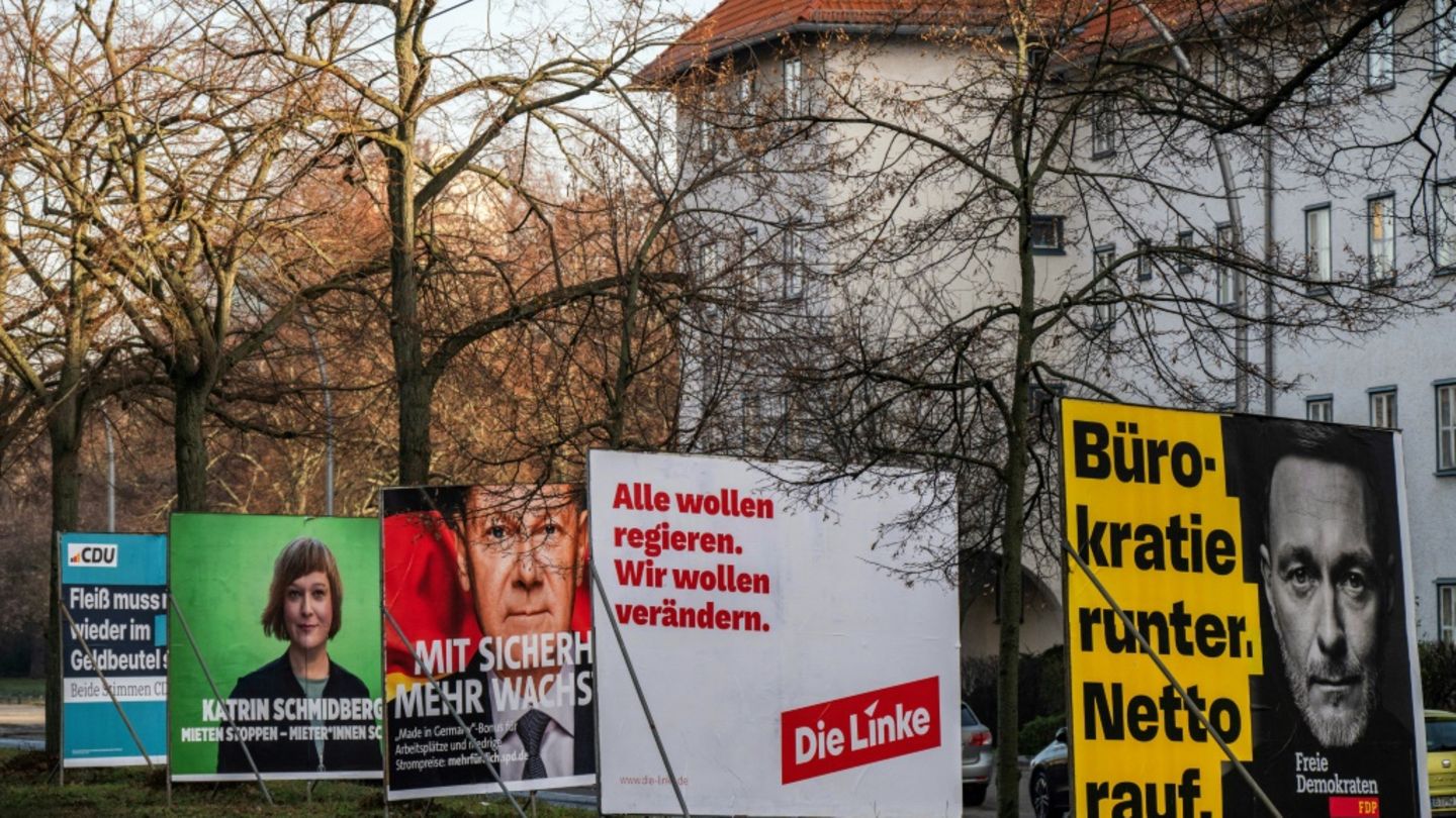 Wahlplakate in Berlin