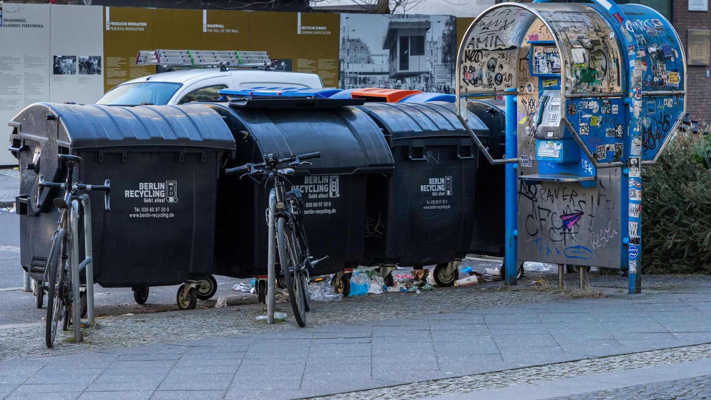Müllcontainer in Berlin