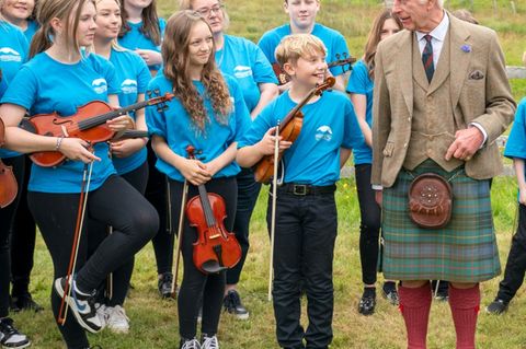 König Charles III. mag Musik