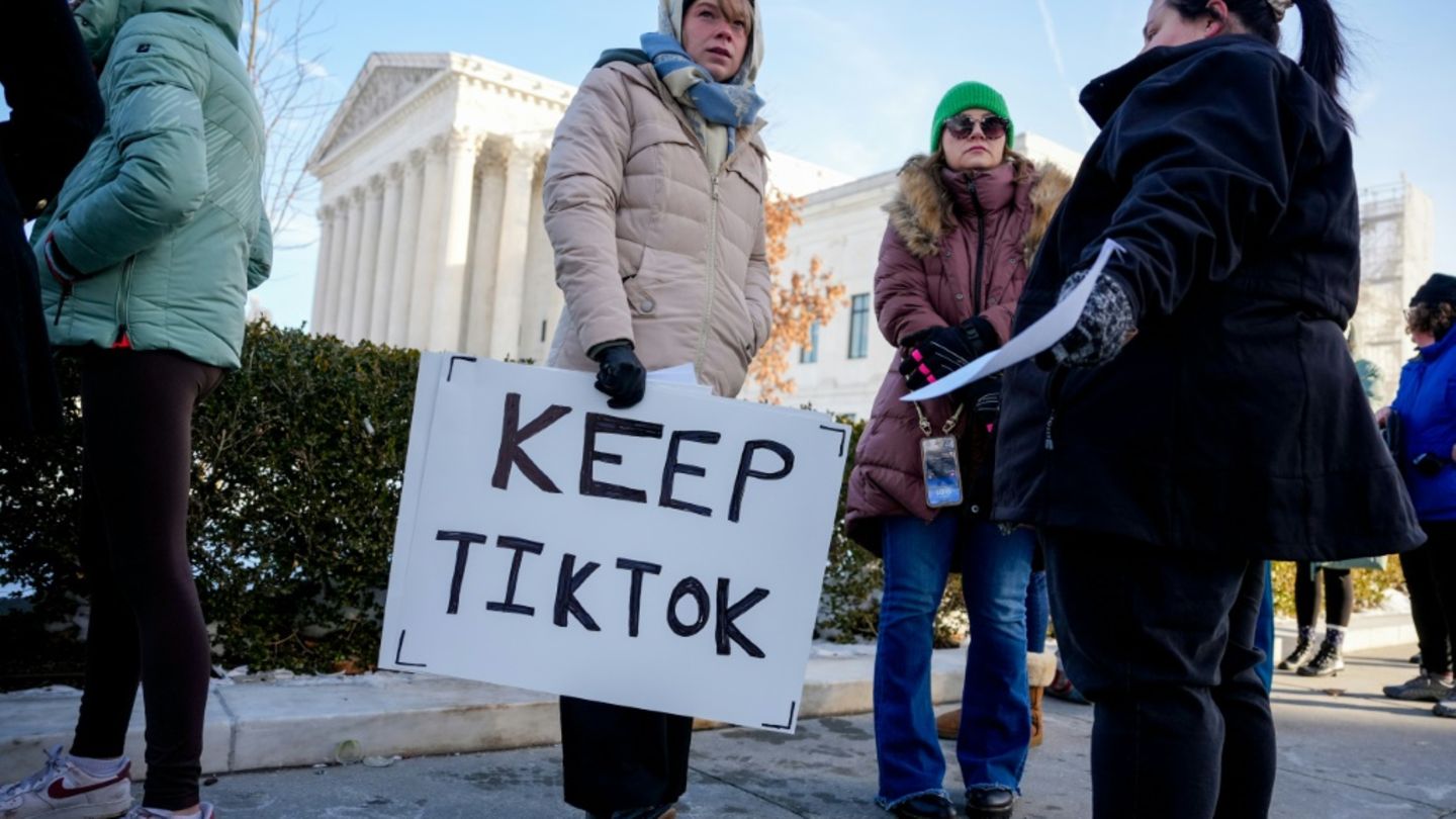 Proteste für Tiktok