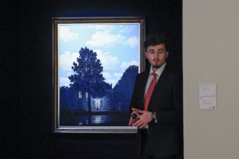 Auktion von Magritte-Werk für 121 Millionen Dollar bei Christie's in New York