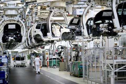 Volkswagen-Fabrik in Wolfsburg