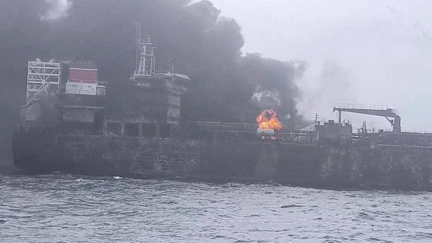 Feuer auf der "Stena Immaculate"
