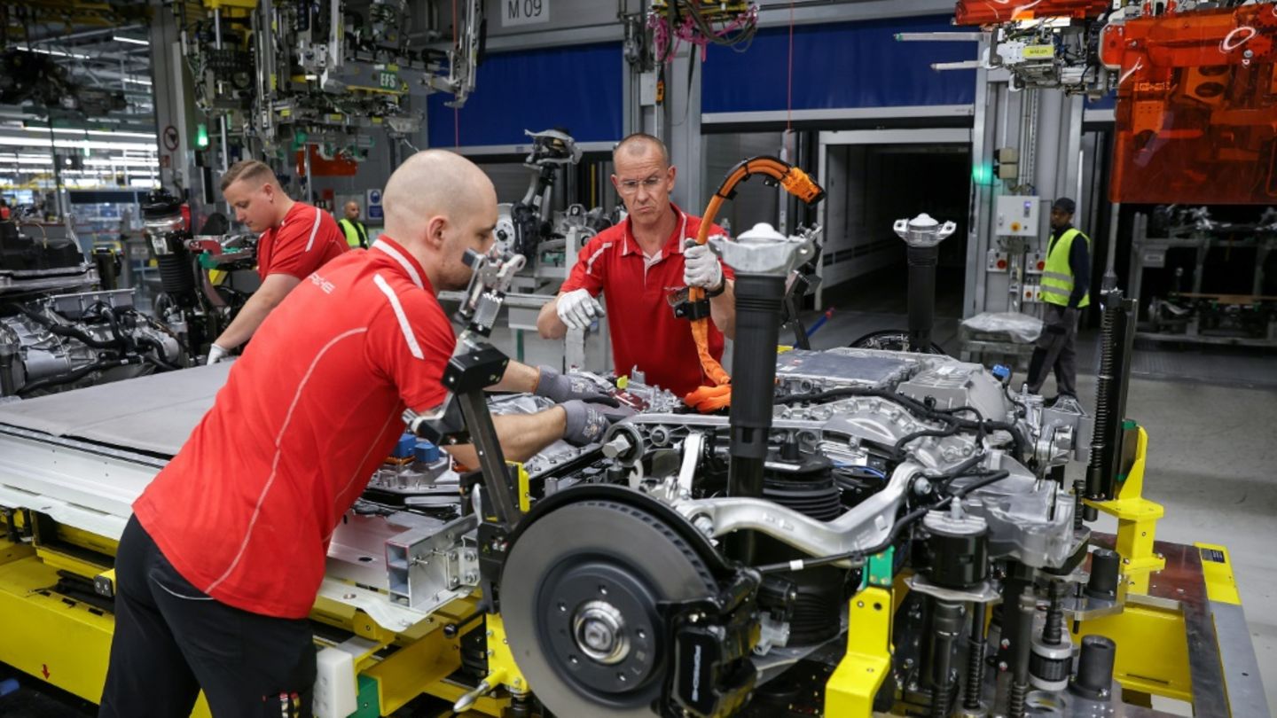 Porsche-Werk in Leipzig