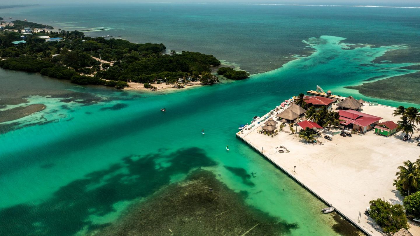Caye Caulker und The Split in Belize Caye Caulker und The Split in Belize