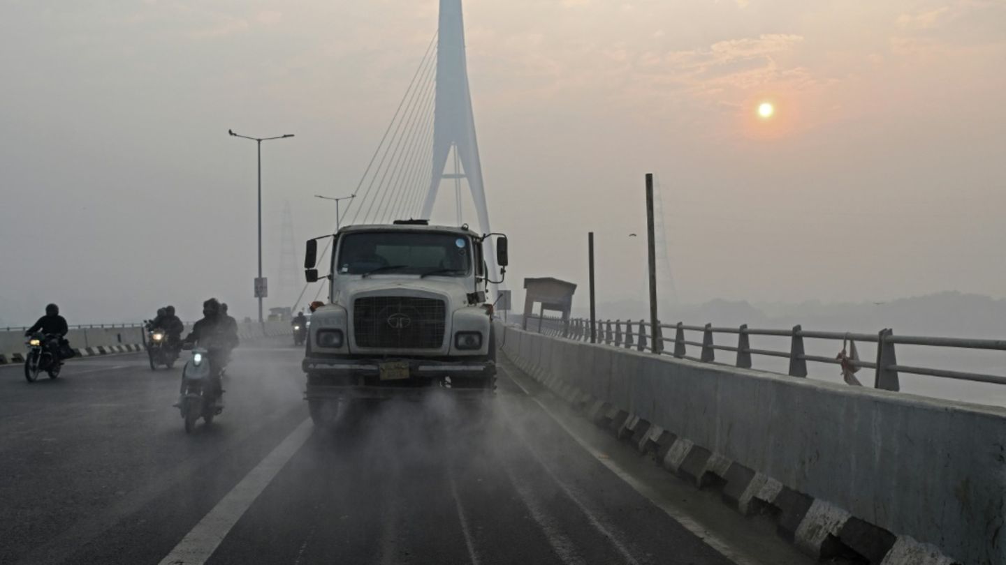 Smog in Neu Delhi