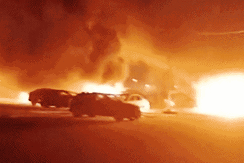 "Massiver Angriff" auf Russland: Videos zeigen Explosionen in Moskauer Vororten