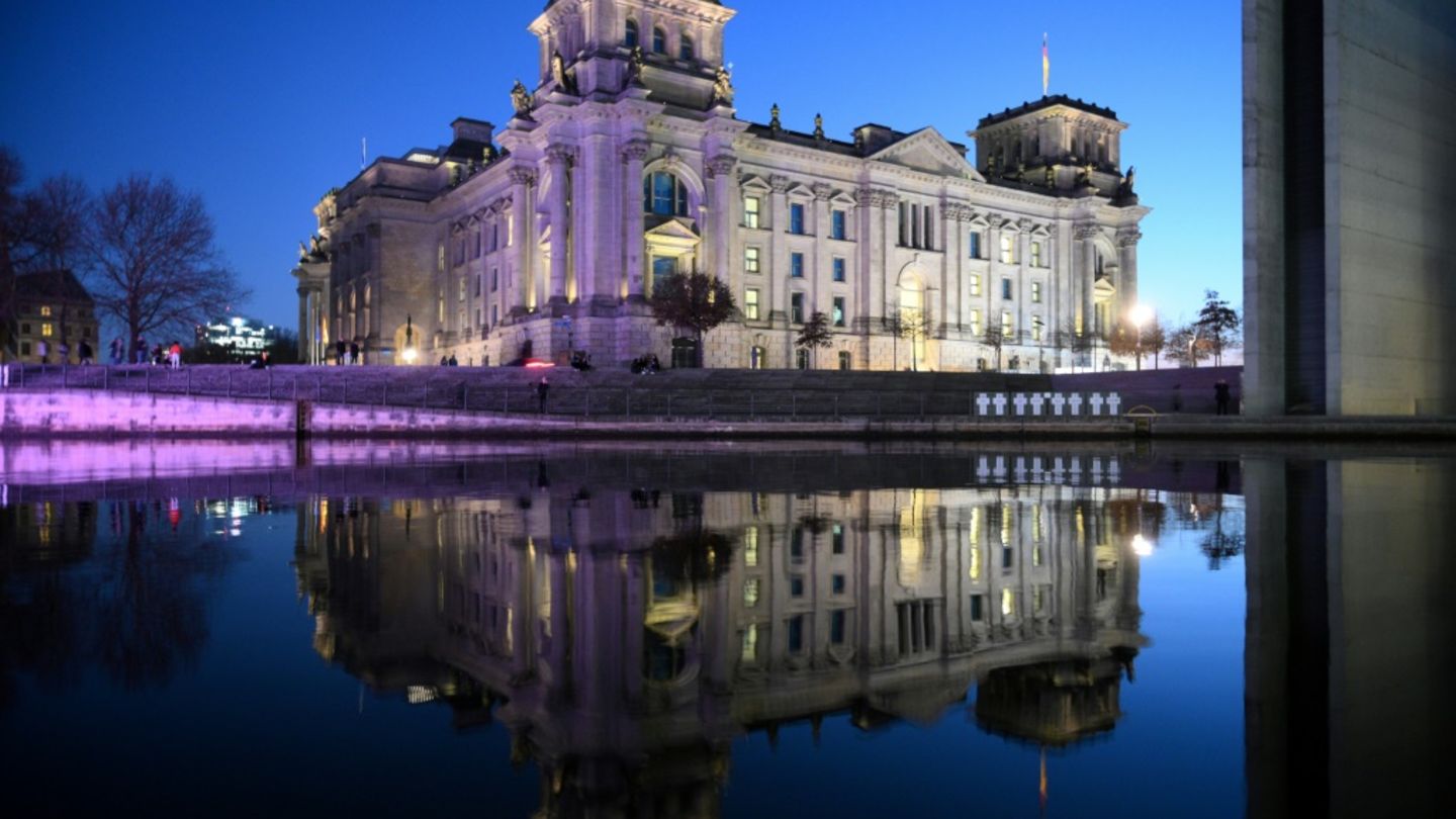 Bundestagsgebäude in Berlin