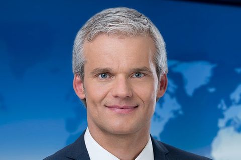 Thorsten Schröder unversehrt im "Tagesschau"-Studio.