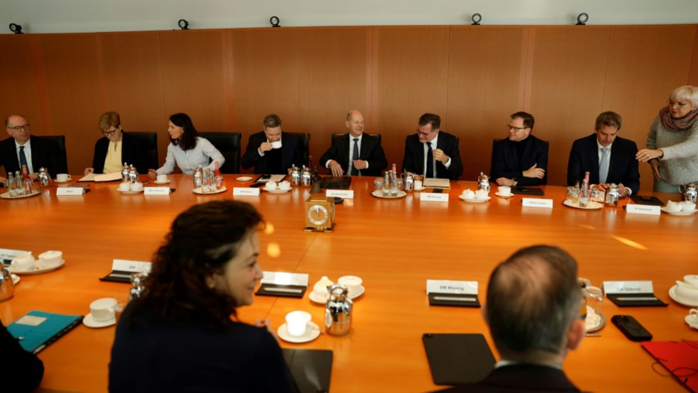 Kabinettssitzung im Kanzleramt