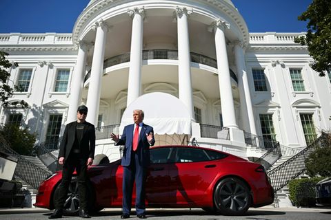 US-Präsident Donald Trump und Tesla-Chef Elon Musk
