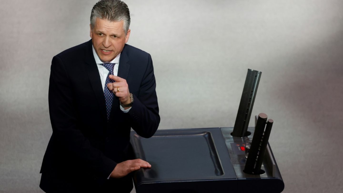 Unions-Parlamentsgeschäftsführer Frei im Bundestag