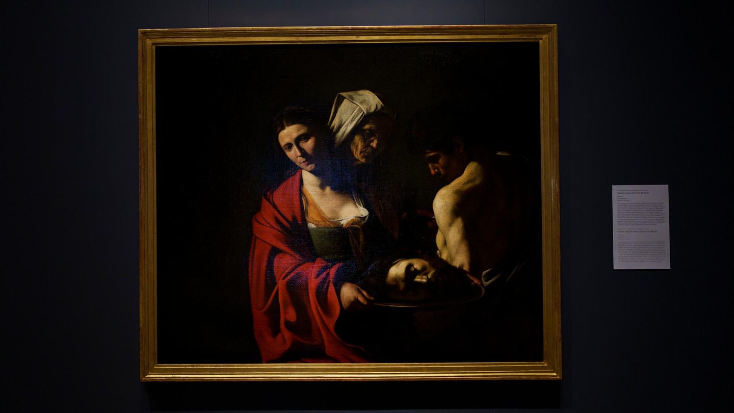 Caravaggio: "Salome mit dem Kopf Johannes des Täufers" (1607)