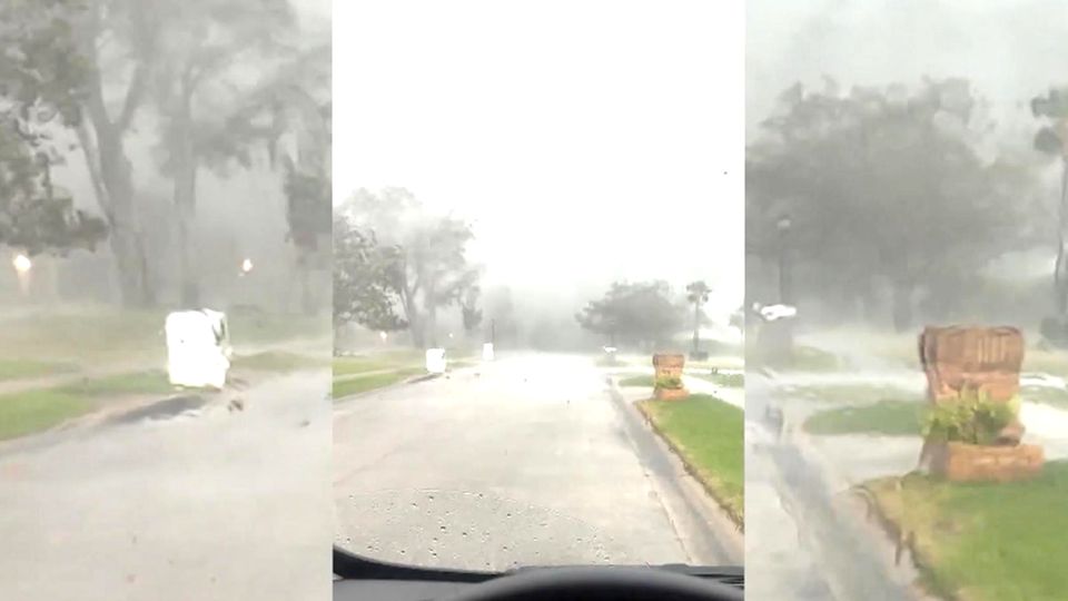 Florida: Frau filmt Tornado aus nächster Nähe