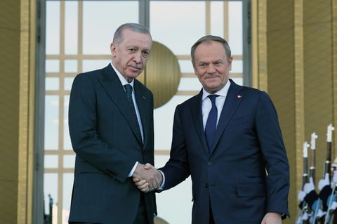 Erdogan und Tusk in Ankara