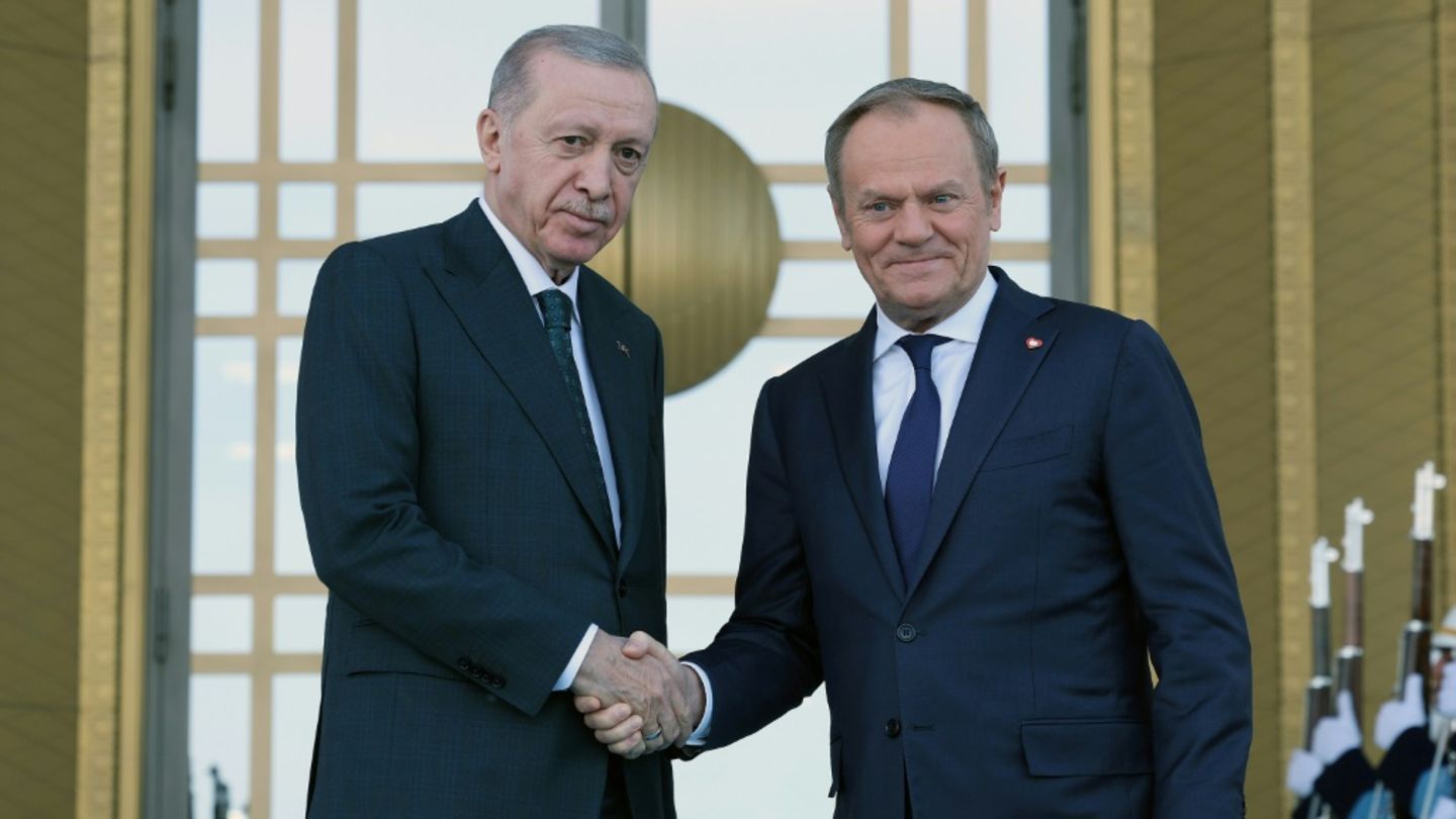 Erdogan und Tusk in Ankara