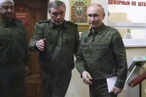 Wladimir Putin in Kursk