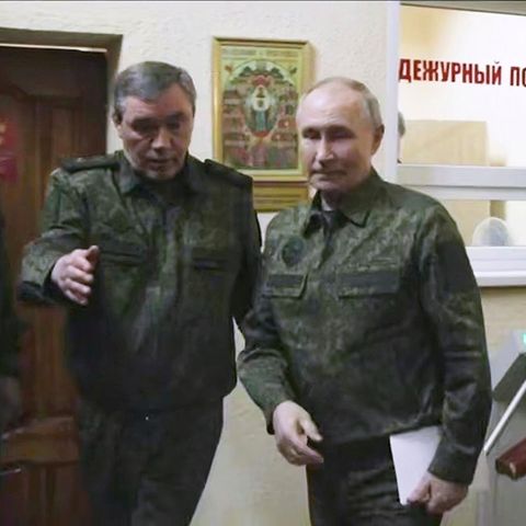 Wladimir Putin in Kursk