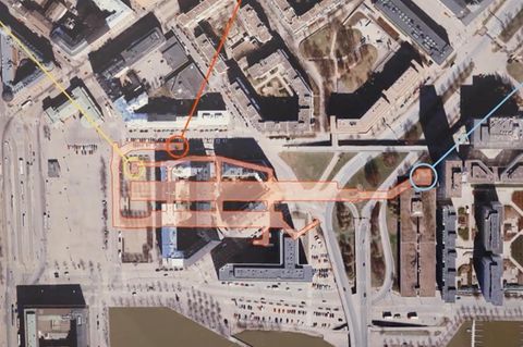 Ein finnischer Sicherheitsplan zeigt Bunker unter Helsinki