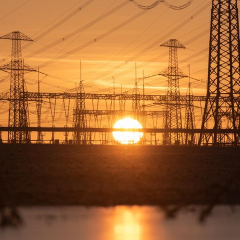 The Womirstedt substation in Saxony-Anhalt, where the 540 kilometer long electricity route "Südostlink" to Bavaria begins