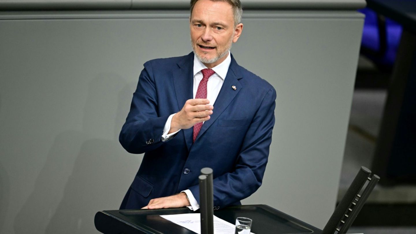Lindner am Donnerstag im Plenum