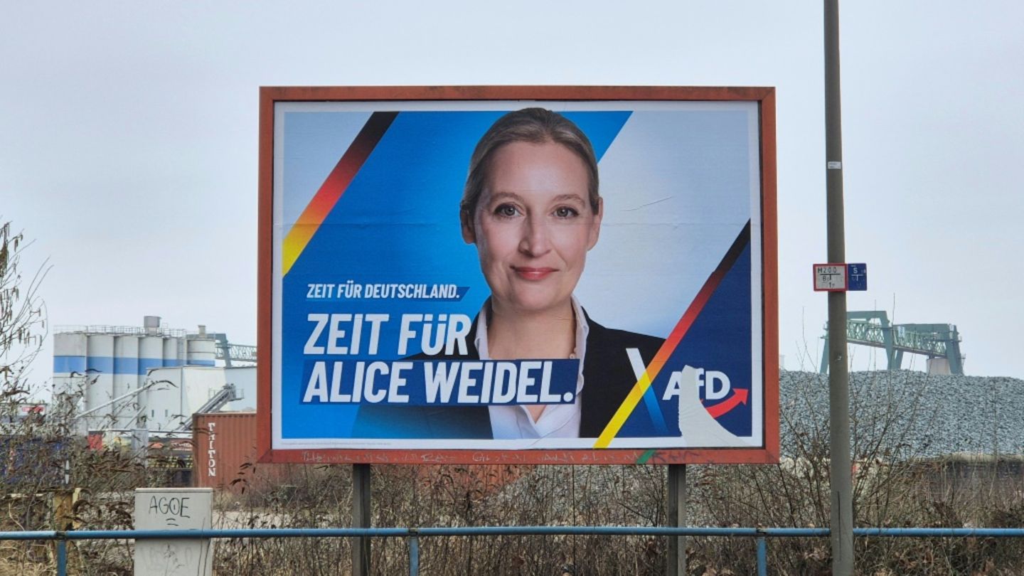 AfD-Plakat vor der Wahl in Dortmund