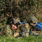 Soldaten bei einer Übung in Kroatien