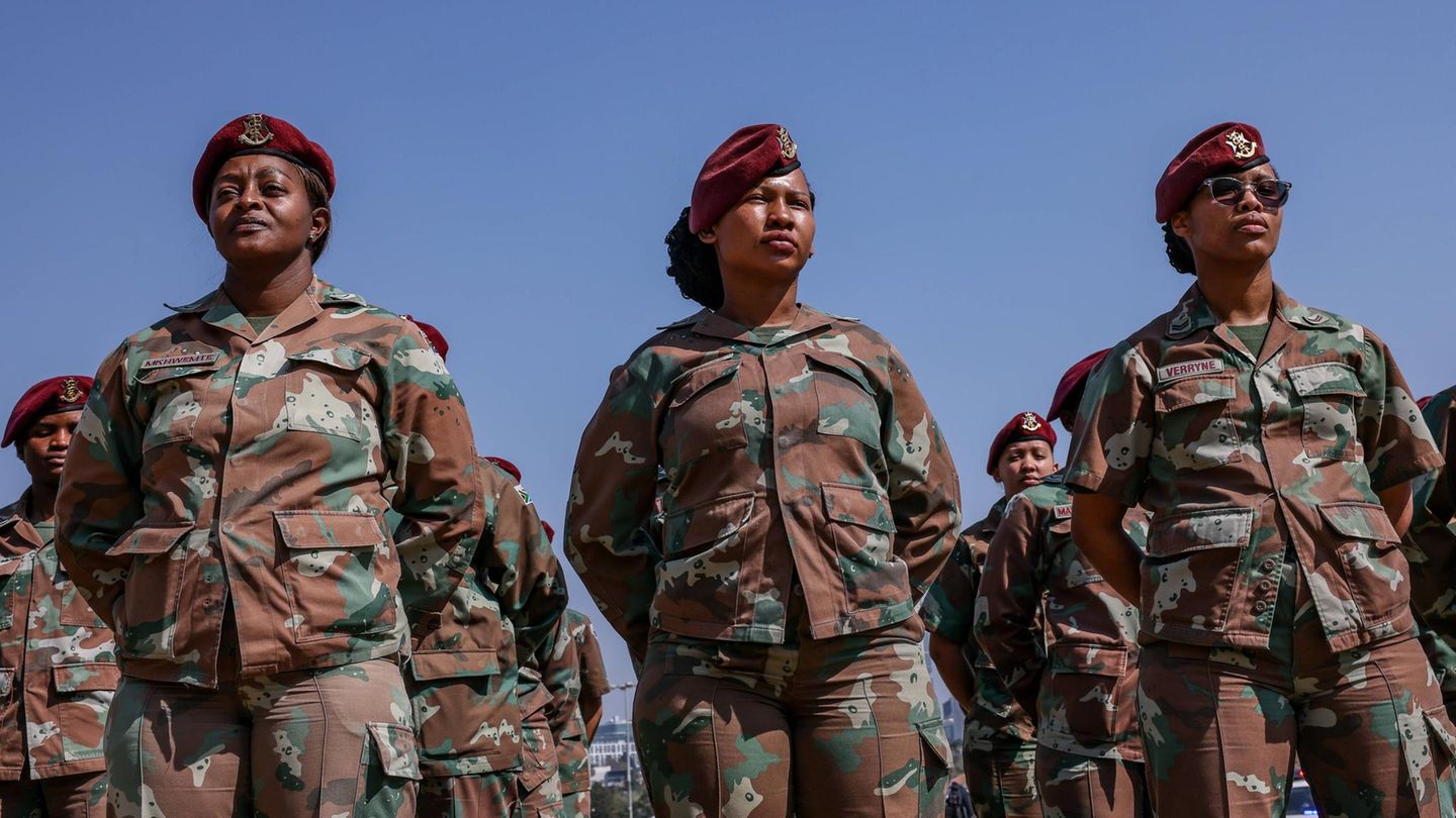 Soldatinnen der Streitkräfte von Südafrika