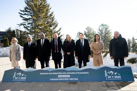 Außenministerinnen und Außenminister der G7-Staaten