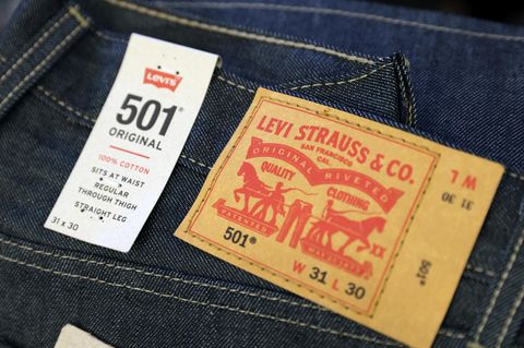 Eine Levis 501 Jeans.