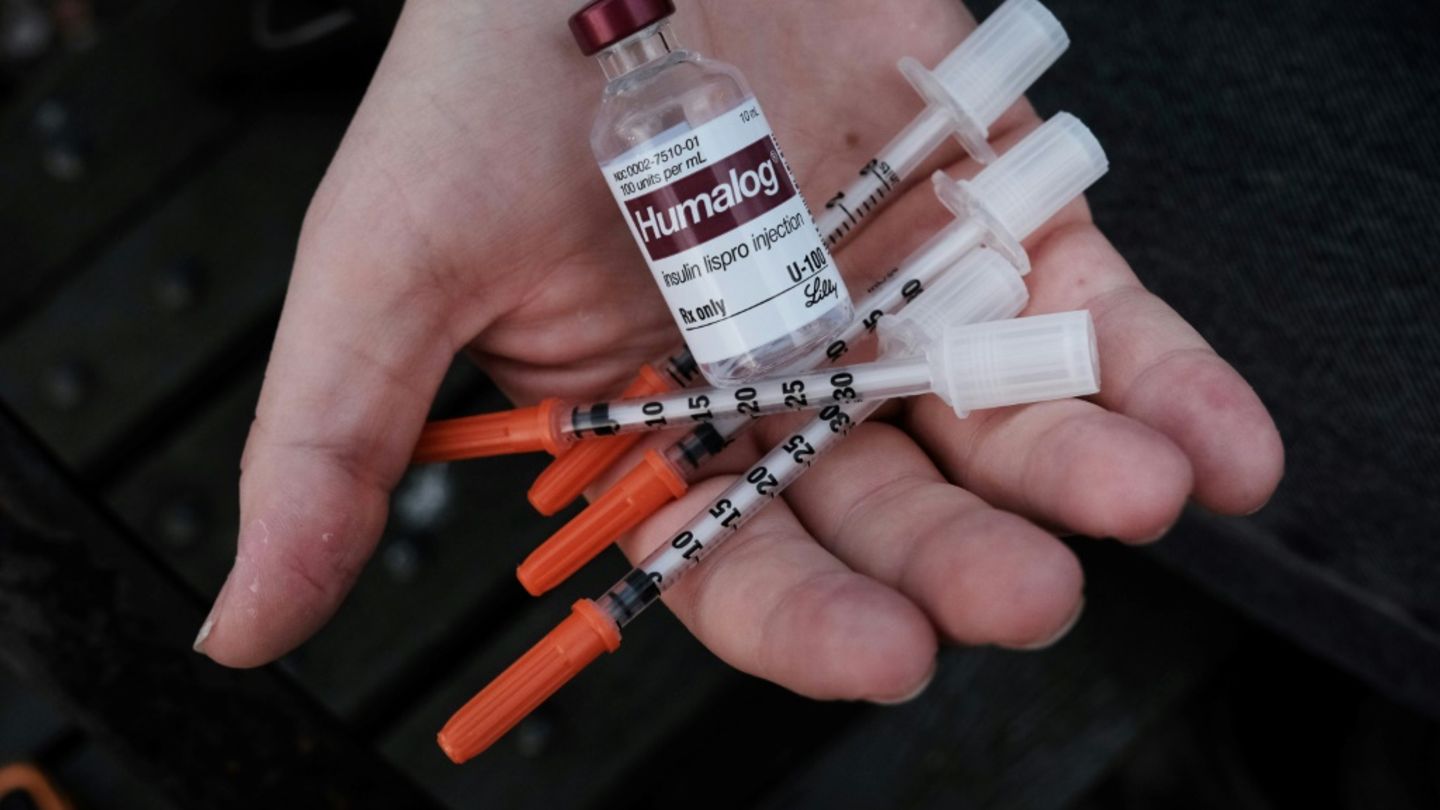 Insulin und Spritzen am 02.03.2023 in New York City