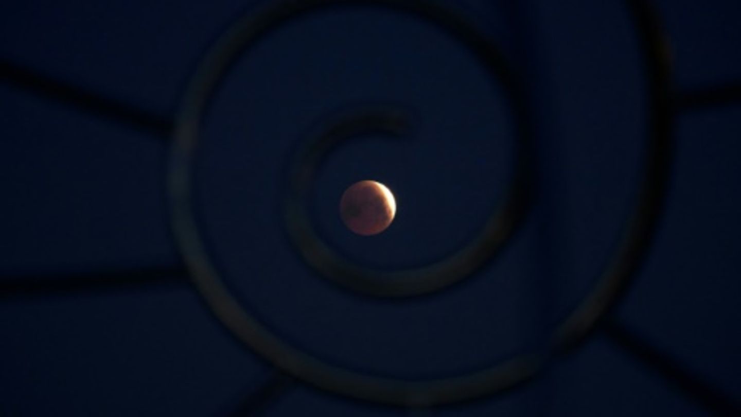 "Blutmond" über Spanien