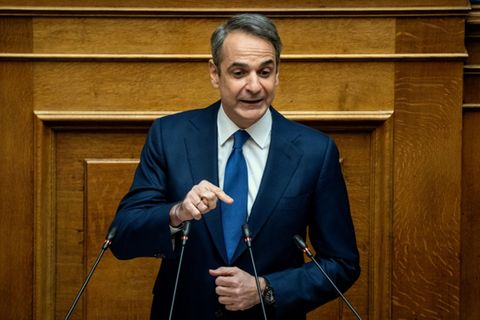 Der griechische Regierungschef Kyriakos Mitsotakis