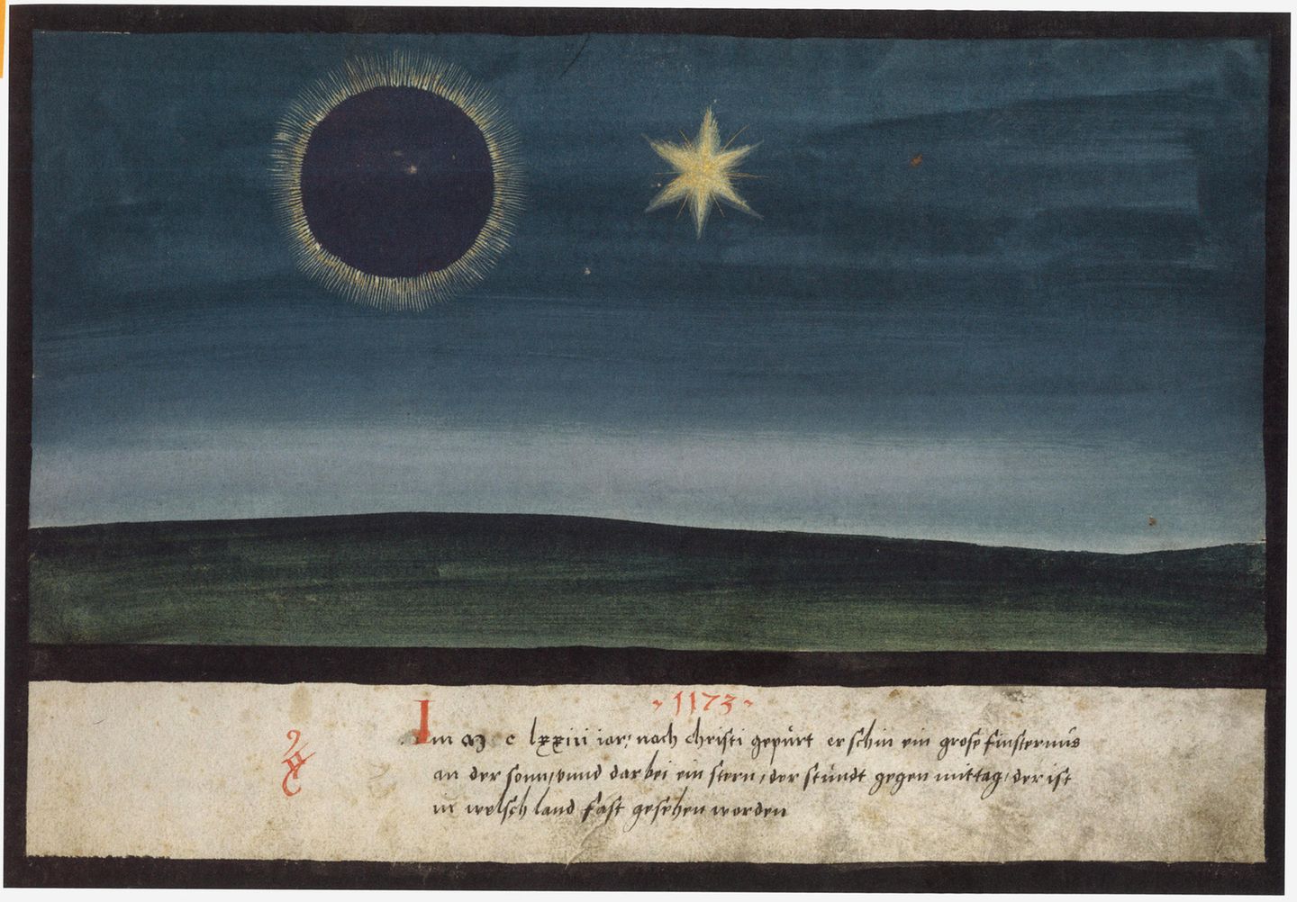 Wenn sich die Sonne verdunkelt Illustration zeigt Sonnenfinsternis