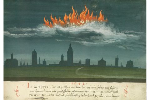 Himmelsfeuer über Augsburg