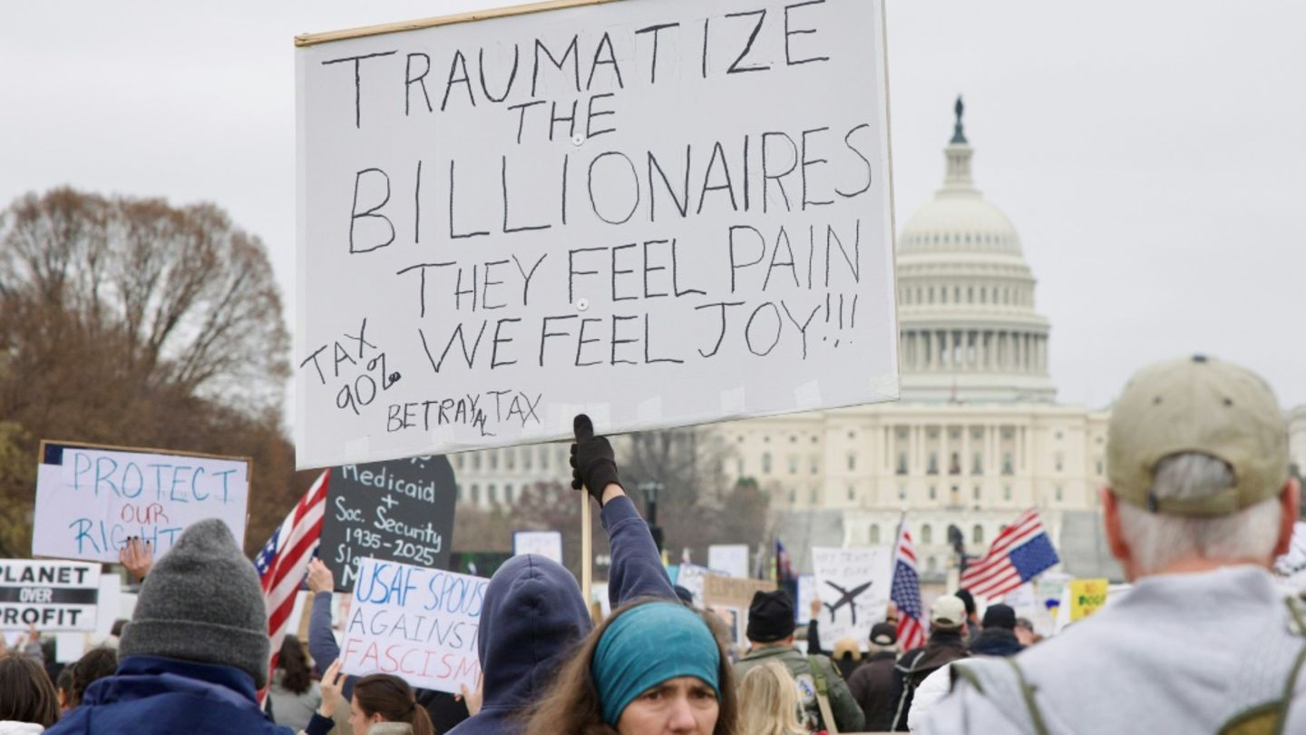Protest vor dem US-Kapitol