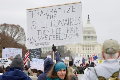Protest vor dem US-Kapitol