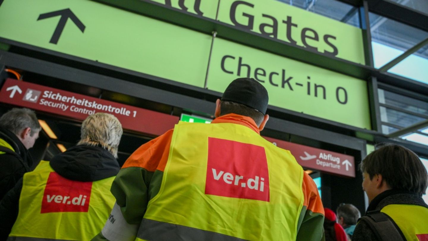 Warnstreik an Flughafen