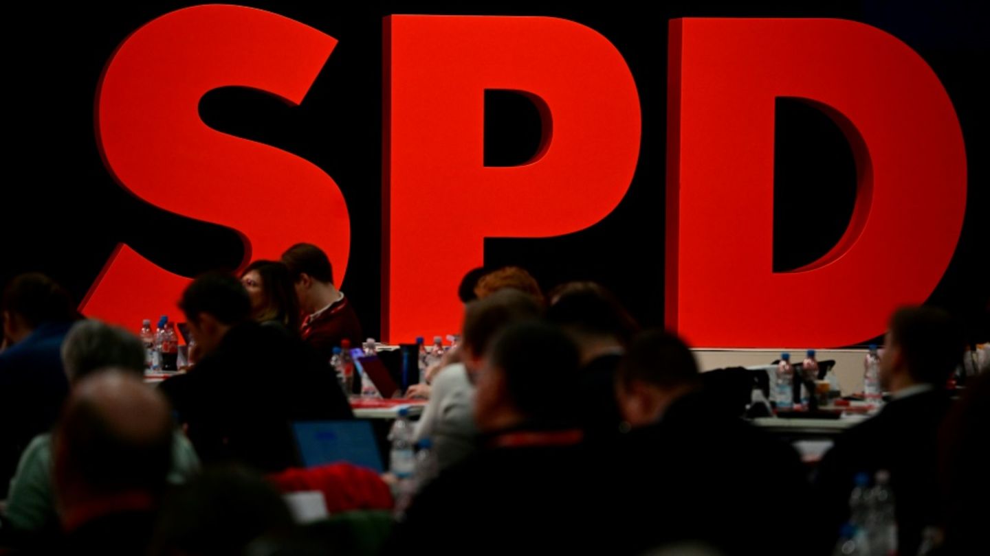 SPD-Logo bei Parteitag