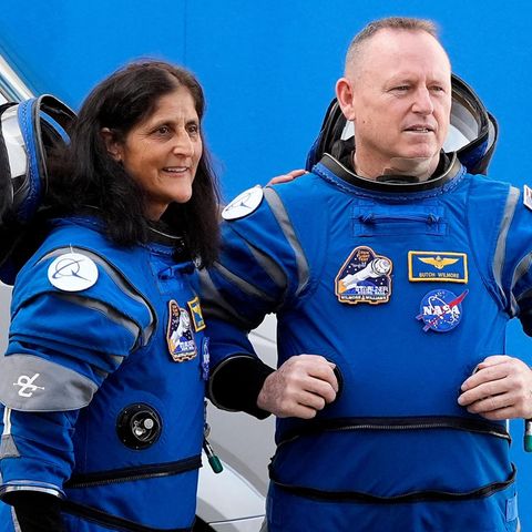 Die Astronauten Butch Wilmore und Suni Williams